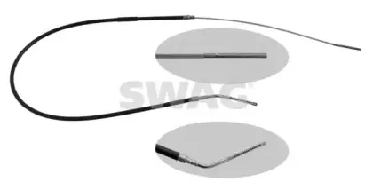 Трос, стояночная тормозная система SWAG купить